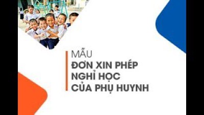 Mẫu đơn xin nghỉ học
