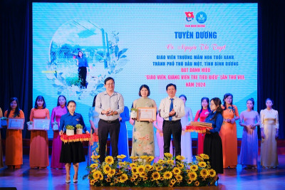 "Giáo viên, giảng viên trẻ tiêu biểu" tỉnh Bình Dương lần thứ VIII, năm 2024.