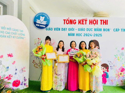 CHÚC MỪNG GIÁO VIÊN TRƯỜNG MẦM NON TUỔI XANH ĐẠT GIẢI CAO TẠI HỘI THI “GIÁO VIÊN DẠY GIỎI CẤP TỈNH” NĂM HỌC 2024 – 2025