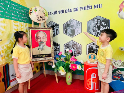 🌿📚 Không gian văn hoá – Nơi các bé tìm hiểu về Bác Hồ kính yêu  ❤️