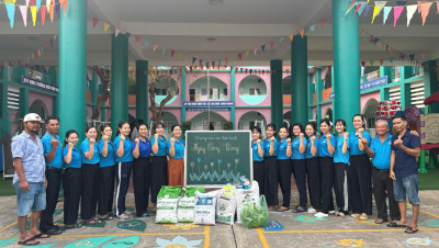 "Ngày công vàng” – Chung tay xây dựng Trường học hạnh phúc