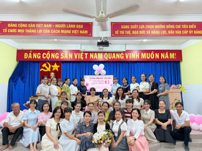 🌸 Trường Mầm Non Tuổi Xanh chào mừng ngày Quốc Tế Phụ nữ 8/3 🌸