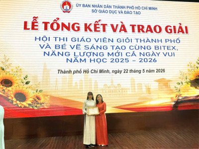 🌹🌹 GIẢI NHẤT Hội thi Giáo viên mầm non dạy giỏi cấp Thành phố năm học 2025 – 2026 🌹 🌹