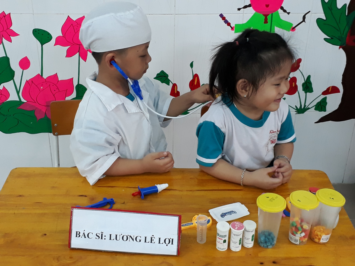 Ước mơ của bạn Lương Lê Lợi là sau này con muốn trờ thành một bác sĩ thật giỏi