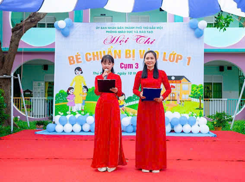 Hội thi "Bé chuẩn bị vào lớp 1" cấp thành phố năm học 2024-2025.