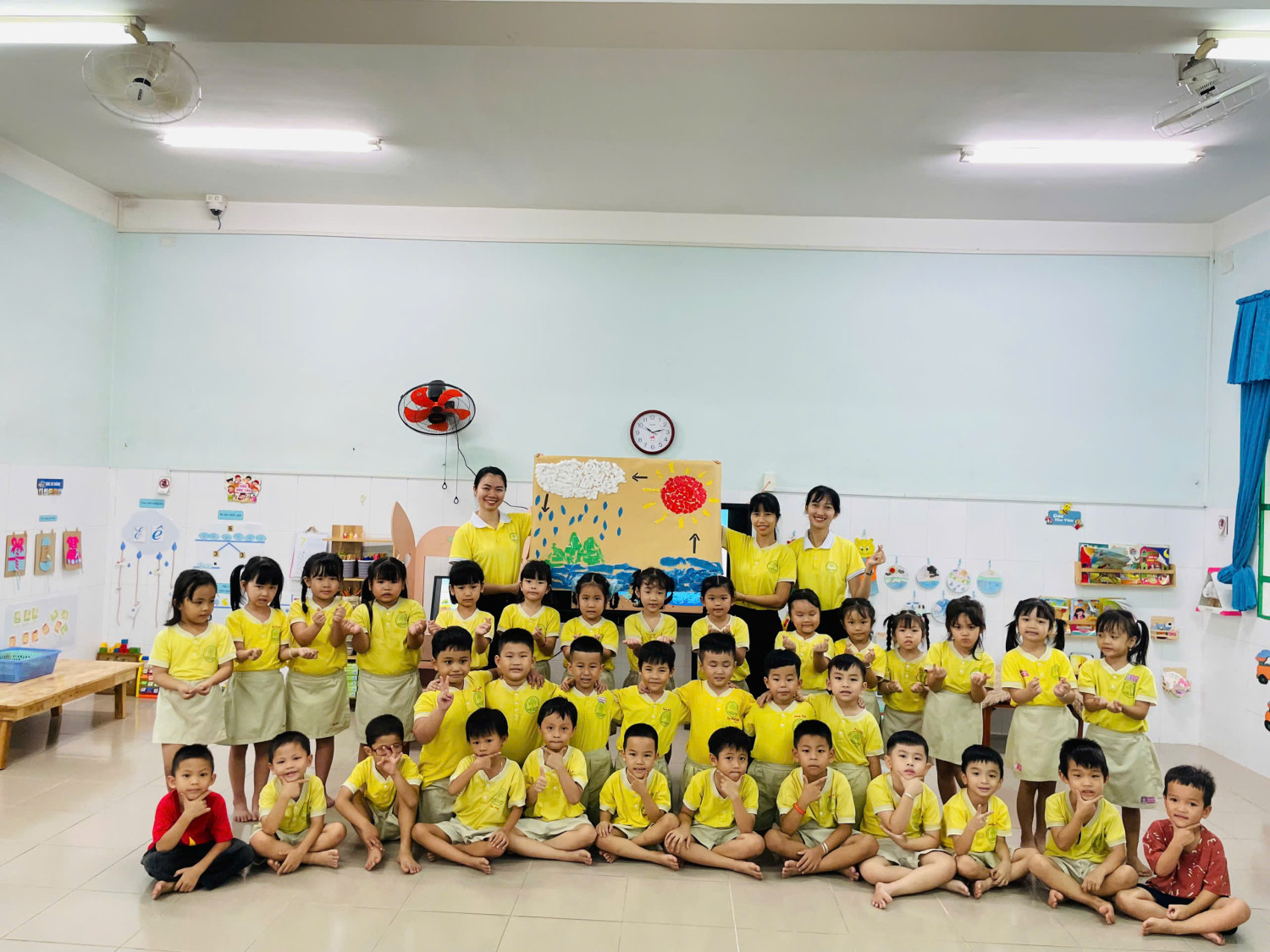 🌈 Bé tìm hiểu vòng tuần hoàn của nước 💧🌏