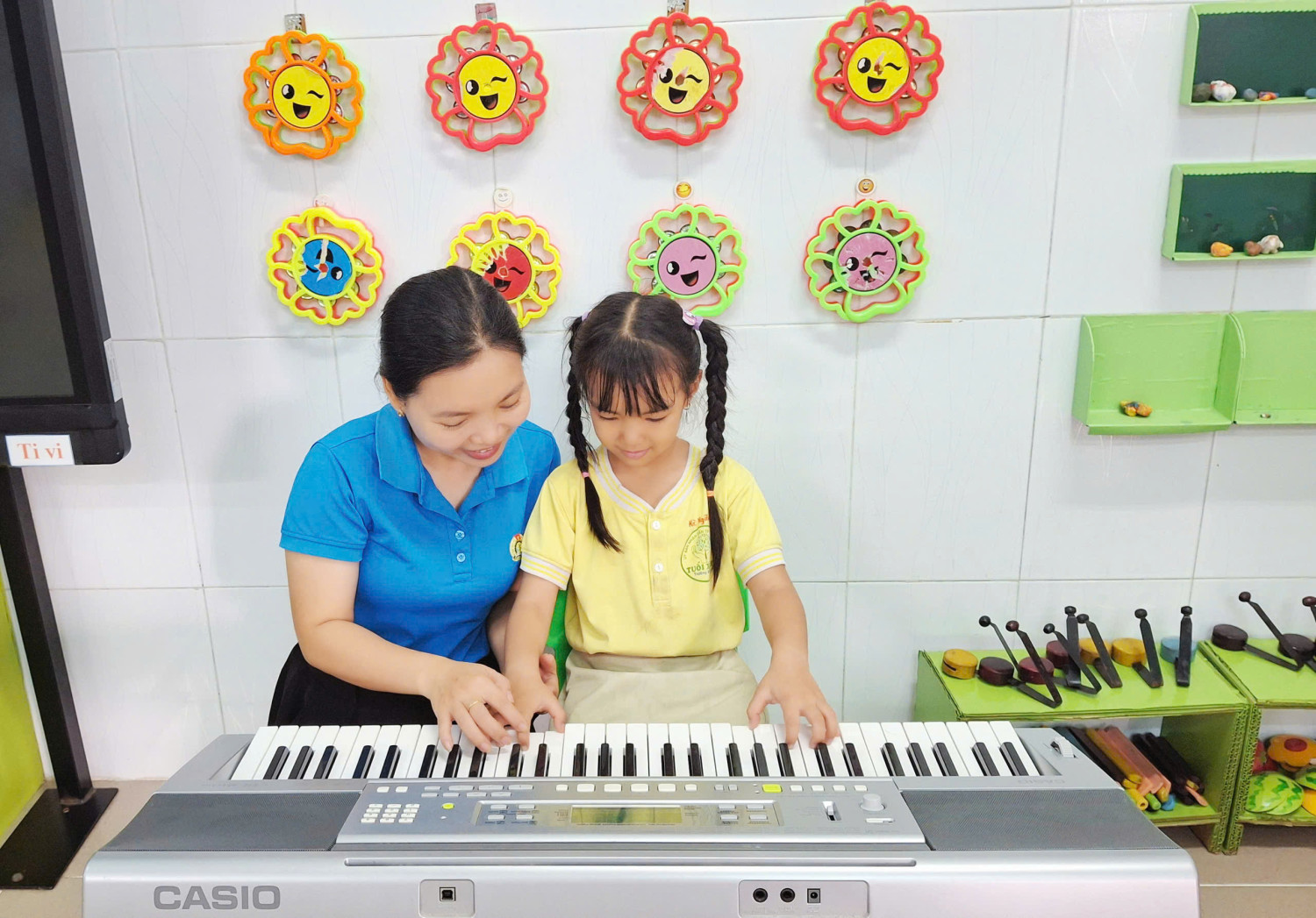 Hoạt động vui chơi của các bé lớp Chồi 3