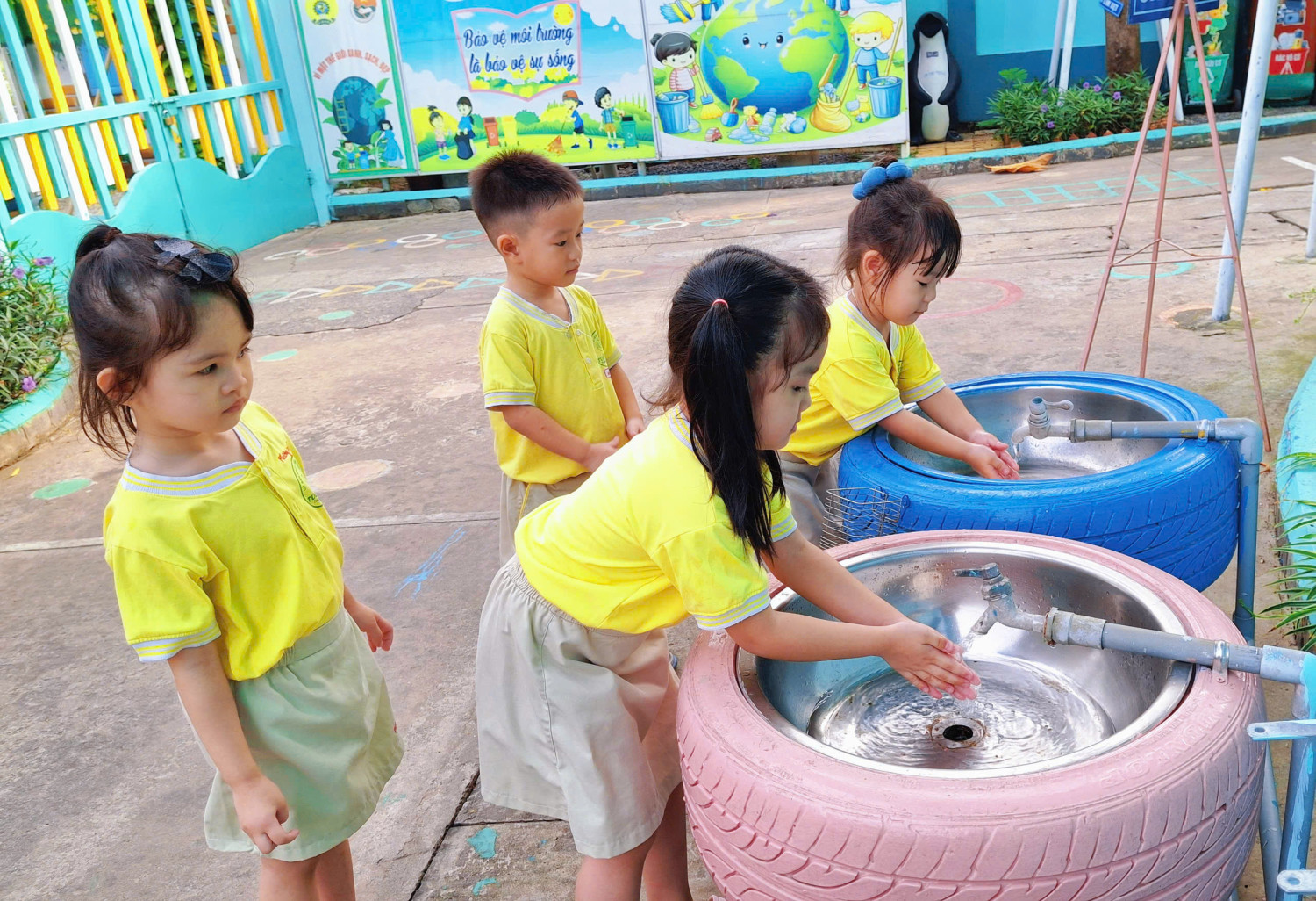 🧼🌞 LỚP CHỒI 3 GIỮ VỆ SINH – PHÒNG BỆNH MỖI NGÀY 🌞🧼