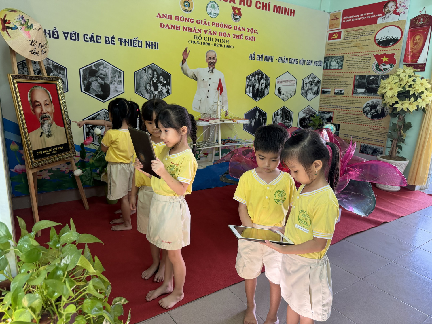 Góc văn hóa Bác Hồ Nơi nuôi dưỡng tâm hồn trẻ thơ tại Trường Mầm Non Tuổi Xanh