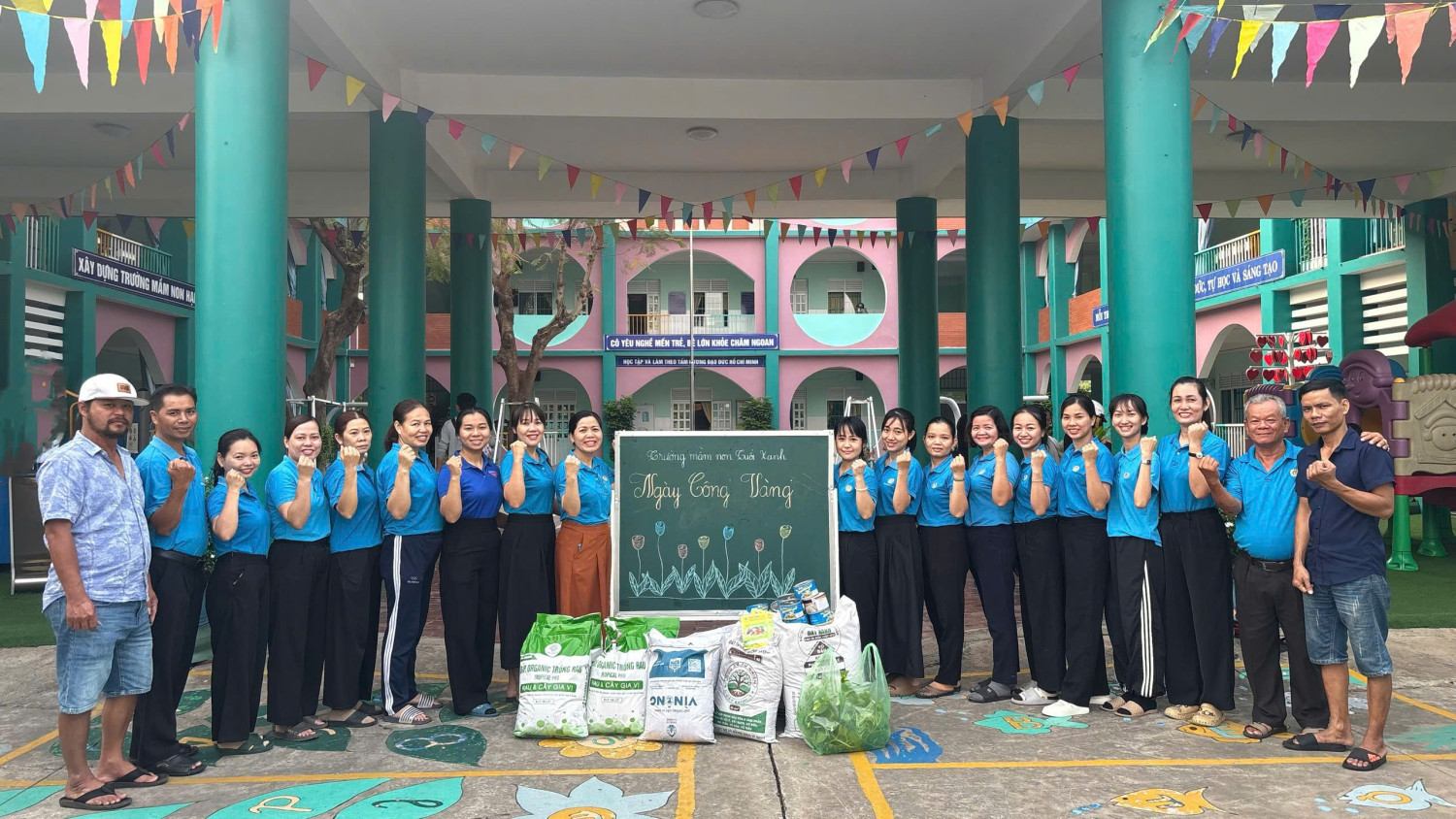 "Ngày công vàng” – Chung tay xây dựng Trường học hạnh phúc