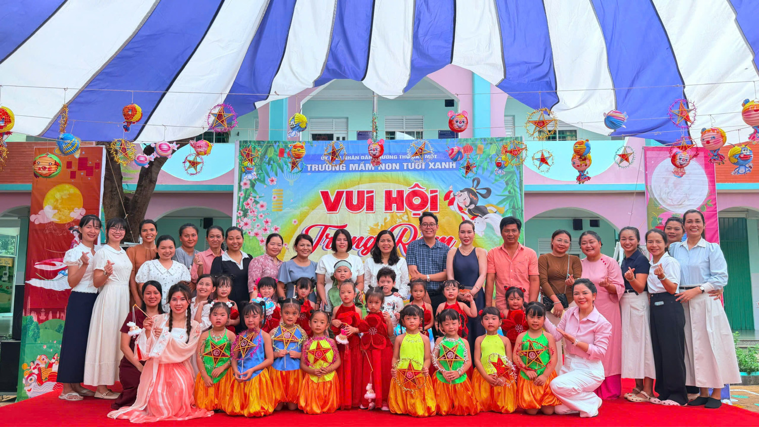 🌕🏮 Trường mầm non Tuổi Xanh – Vui hội trăng rằm 2026 🏮🌕