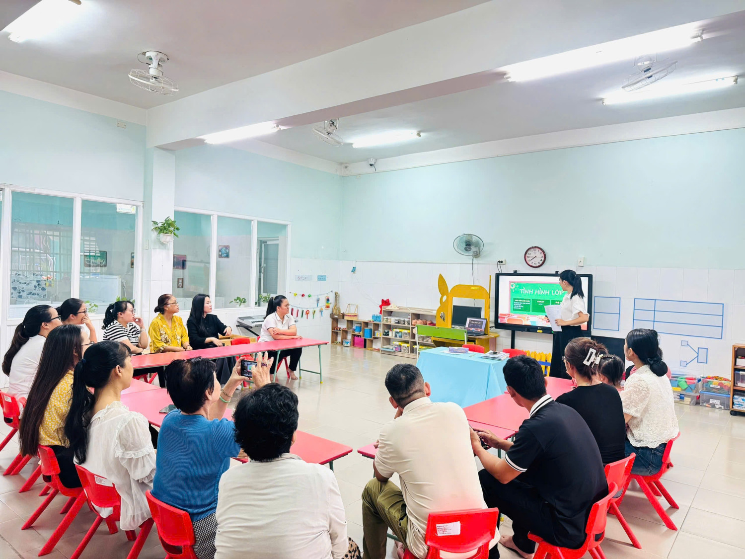 🌈TRƯỜNG MẦM NON TUỔI XANH TỔ CHỨC HỌP CHA MẸ TRẺ ĐẦU NĂM HỌC 2026 – 2027 🌱